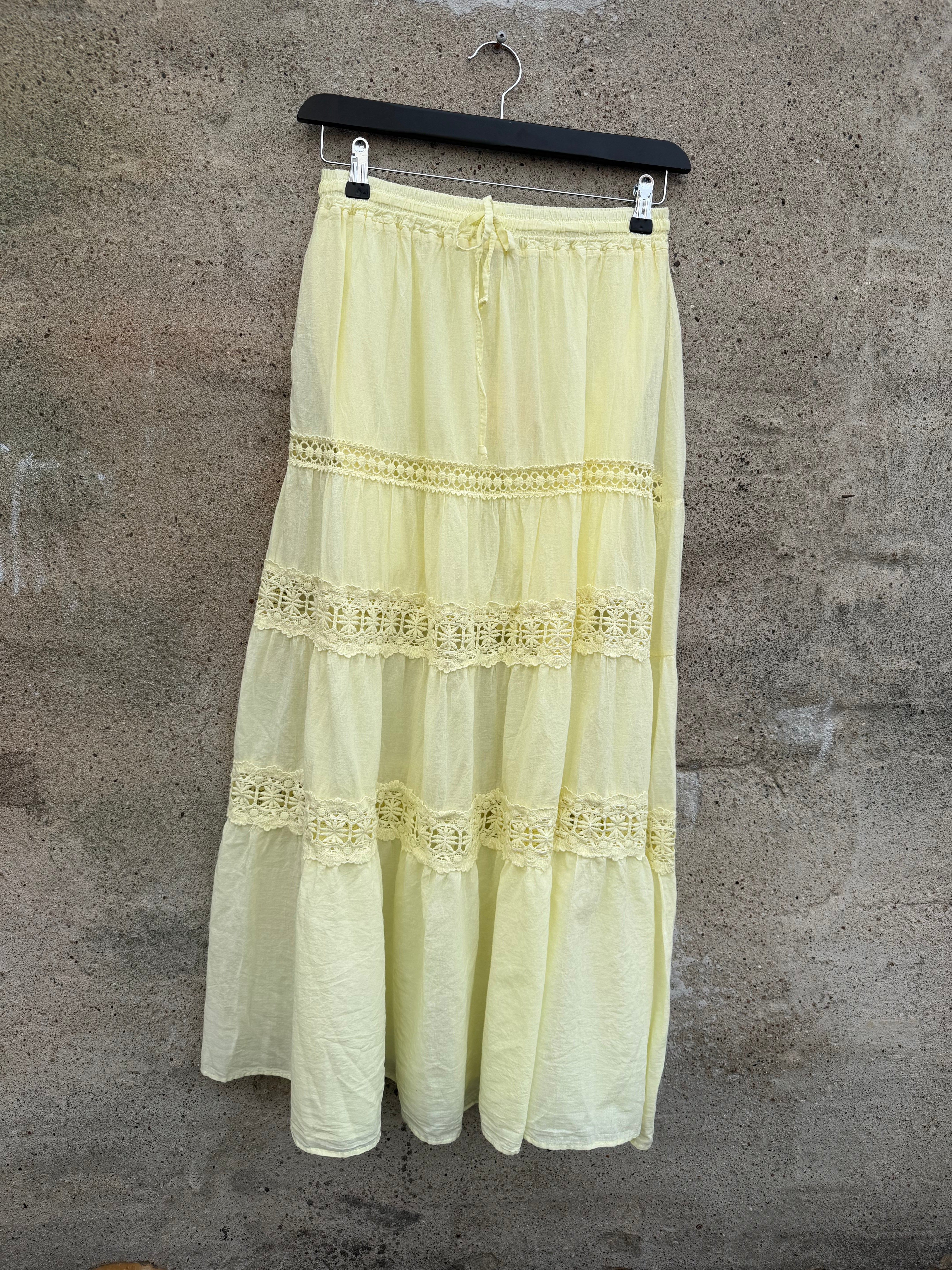 By Engbork Pamela long skirt yellow