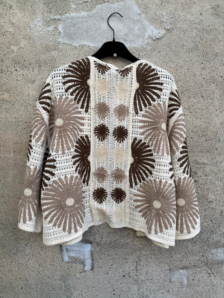 By Engbork Maya jacket flower brown