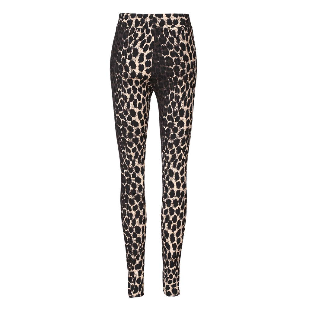 Liberte 9355 Alma leggings fleece dark brown lux leo