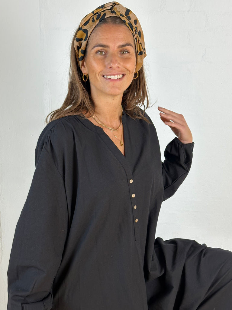 Gaspar 2510713 Kenya dress black