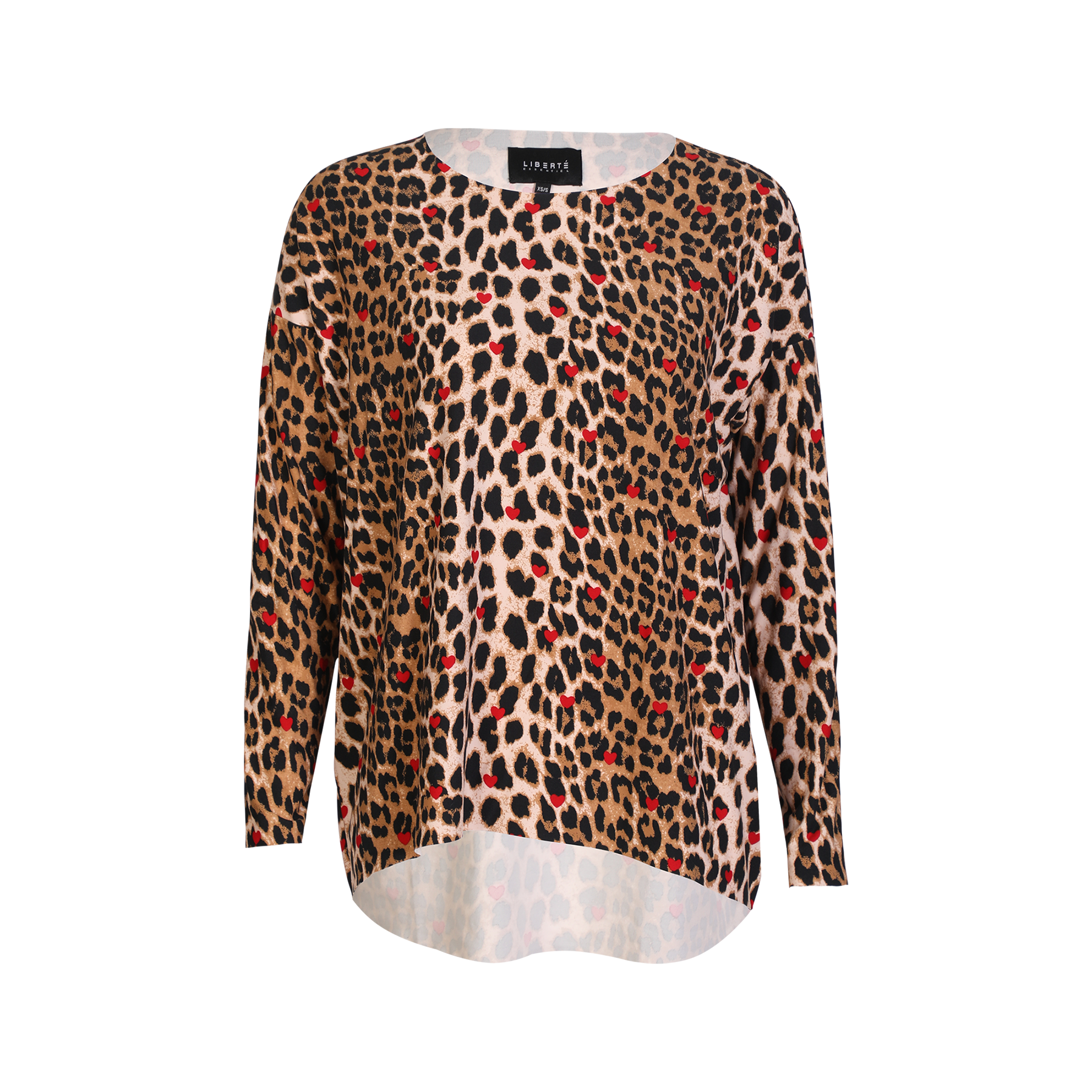 Liberte 9504 Alma LS top red heart
