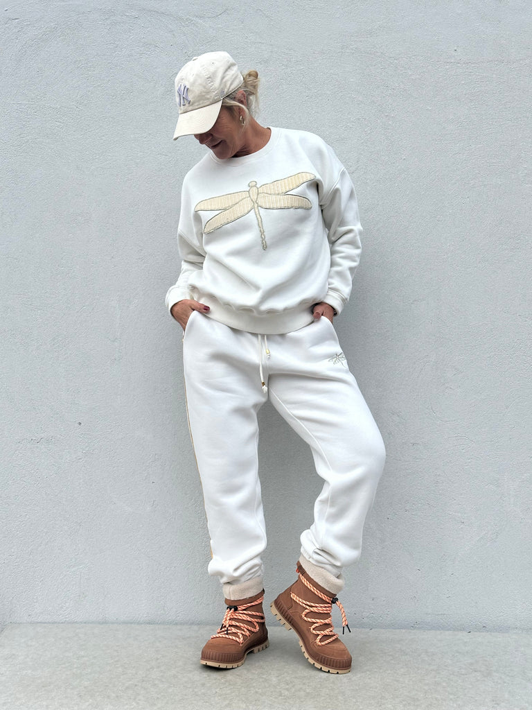 Gaspar 2407920 Fiji sweat pants white