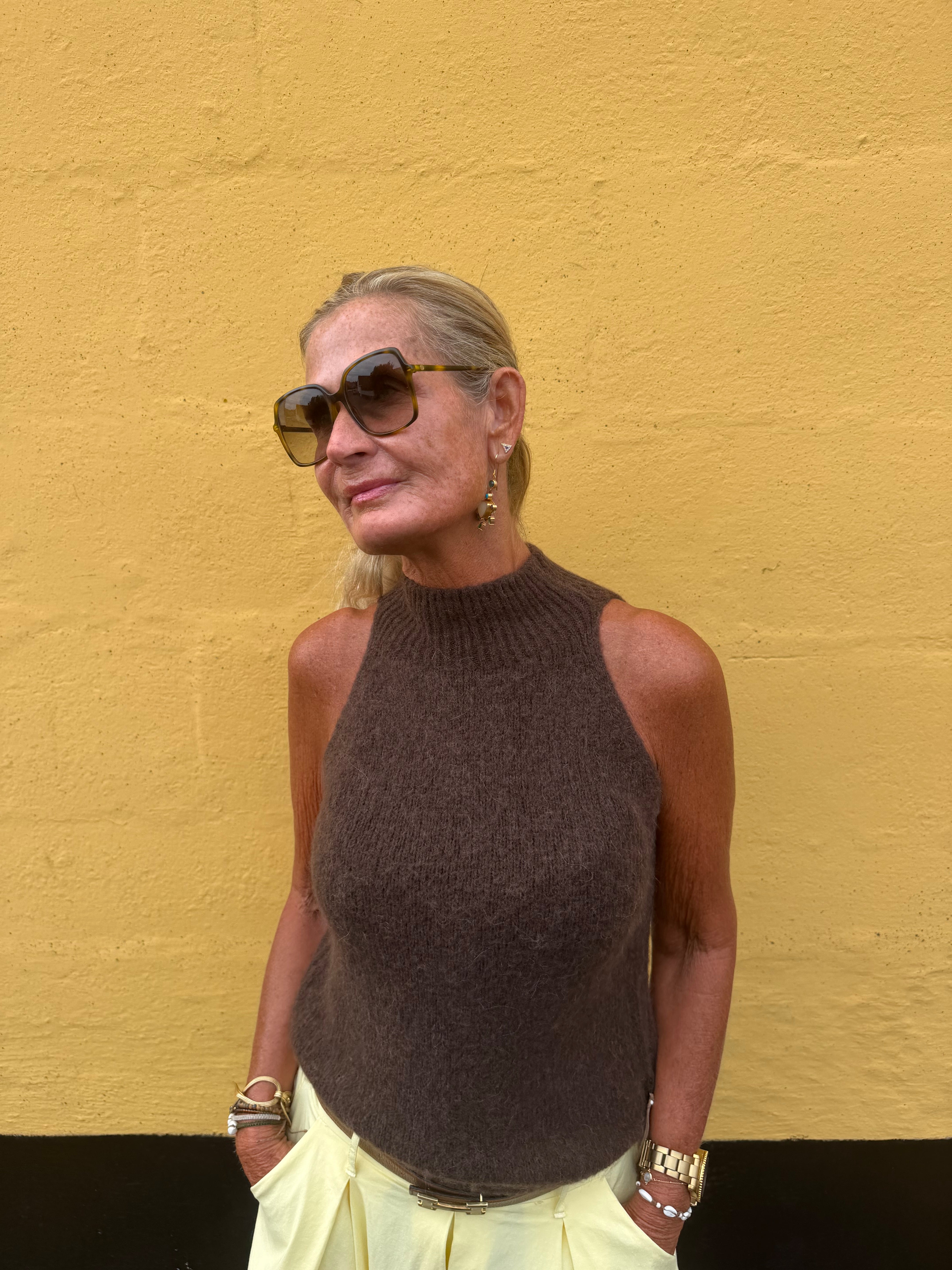 CABANA Living Kaya mohair top brown