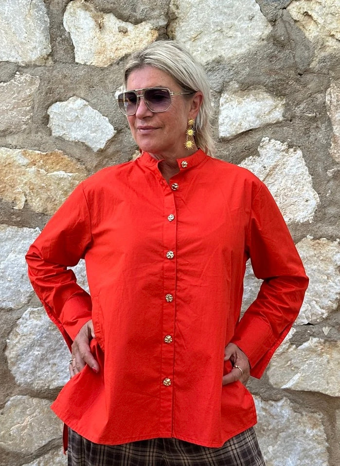 Gaspar 2607346 Goa shirt red