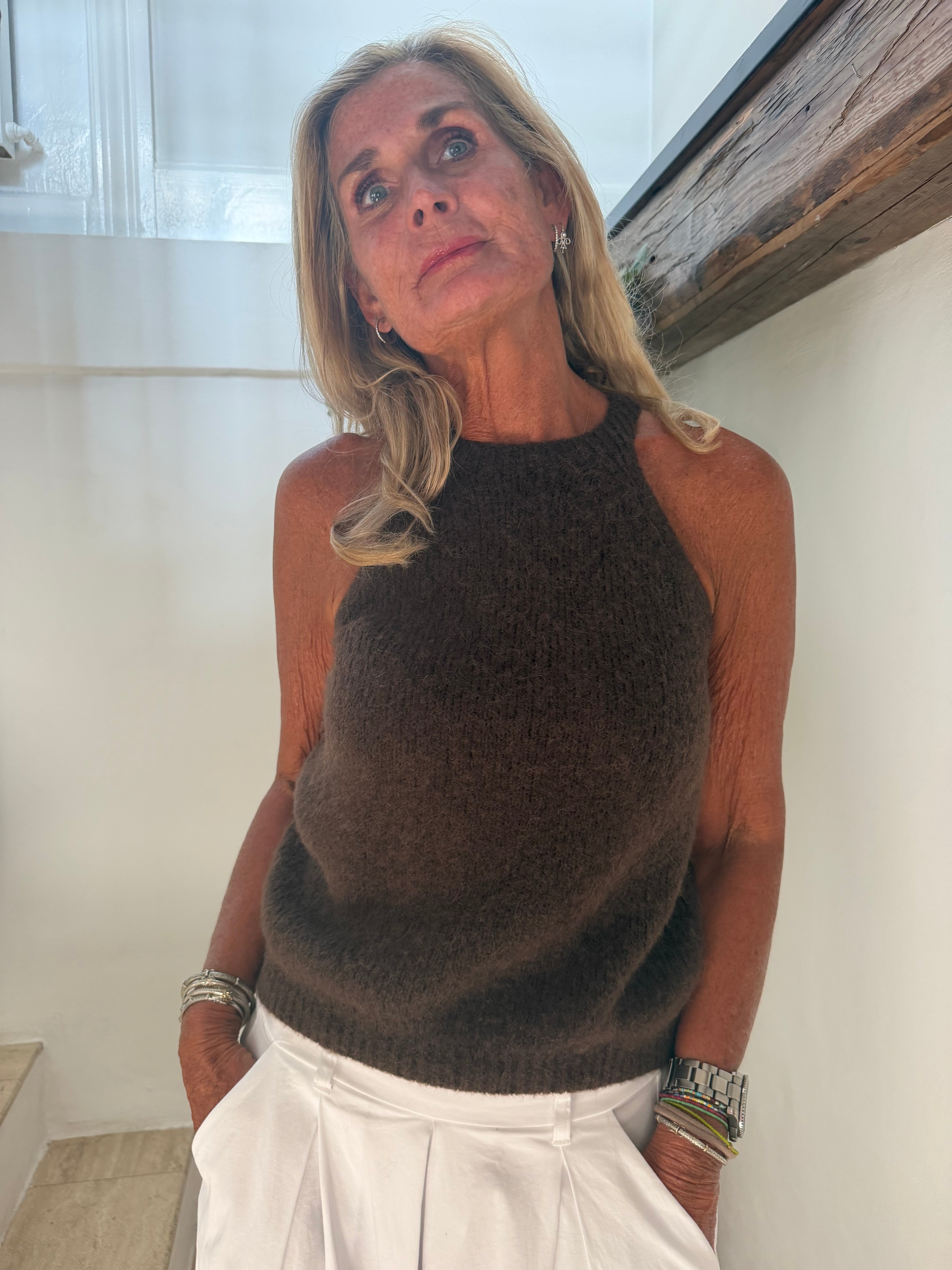 CABANA Living Mira mohair top brown
