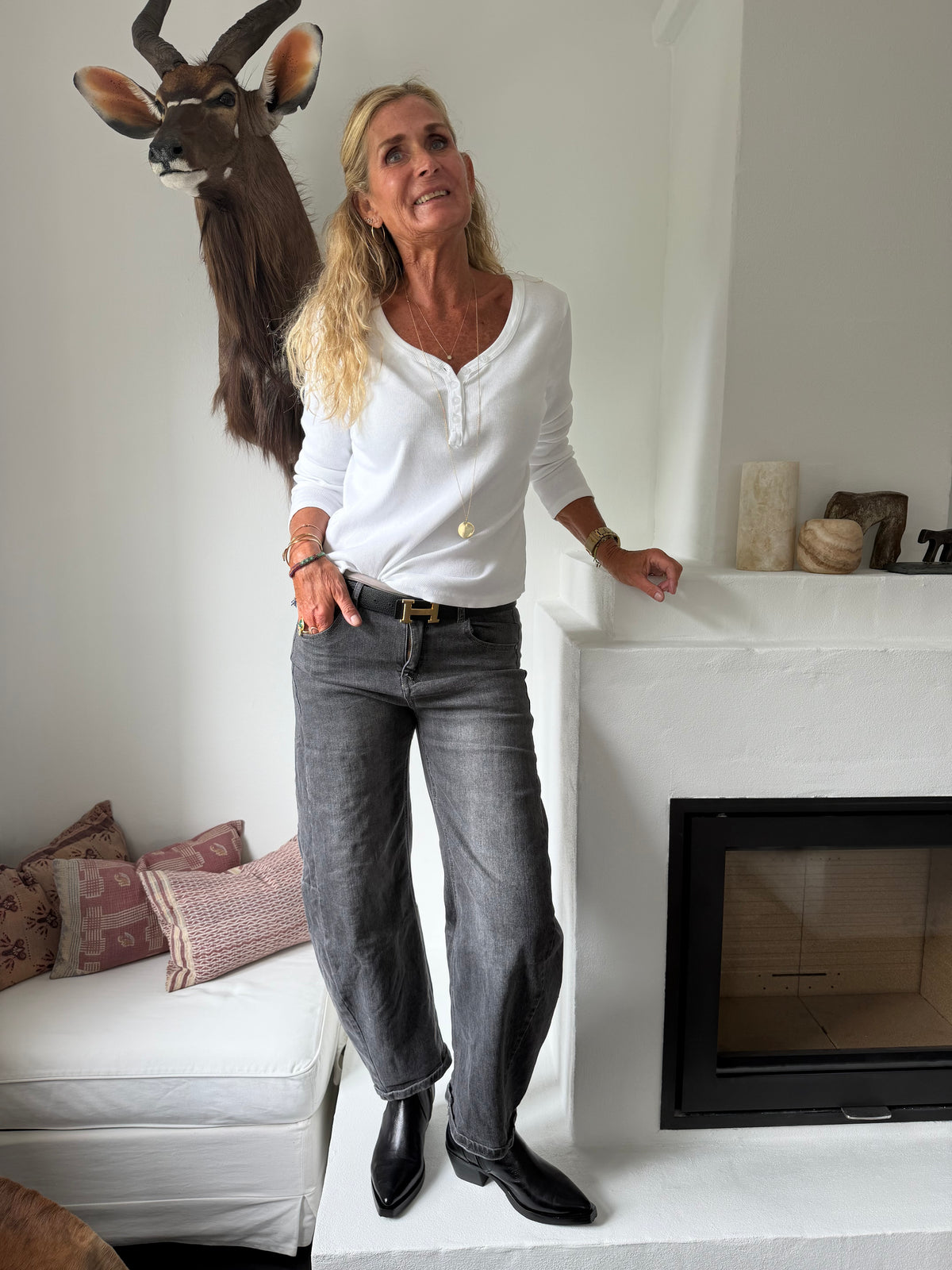 CABANA Living Mowita 9279 jeans greay denim