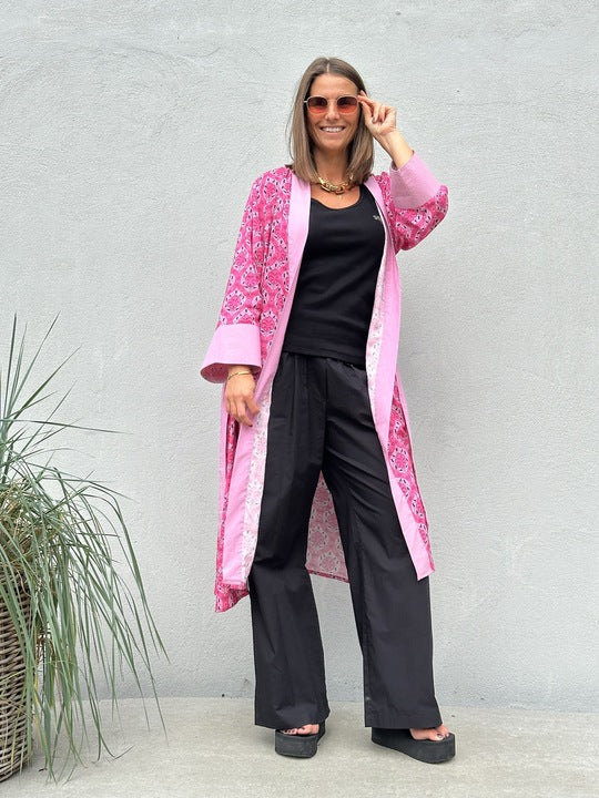Gaspar 2601501 Yolo kimono pink