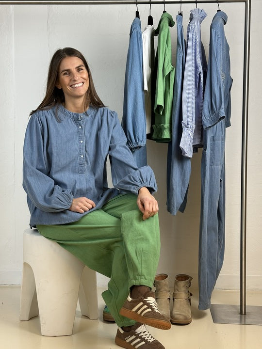 Gaspar 2510343 Læsø denim shirt blue