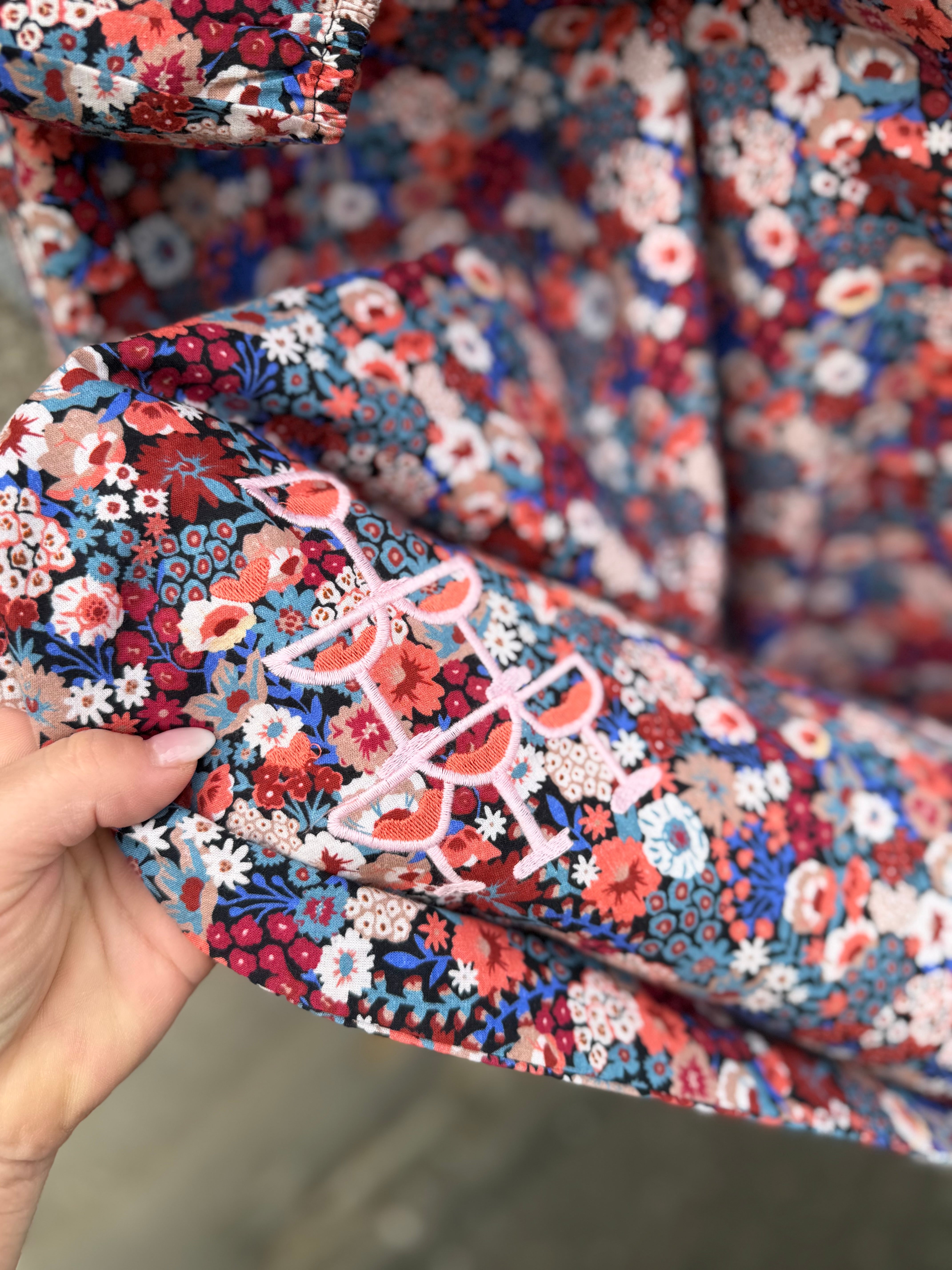 WAUW The Champagne dress flower