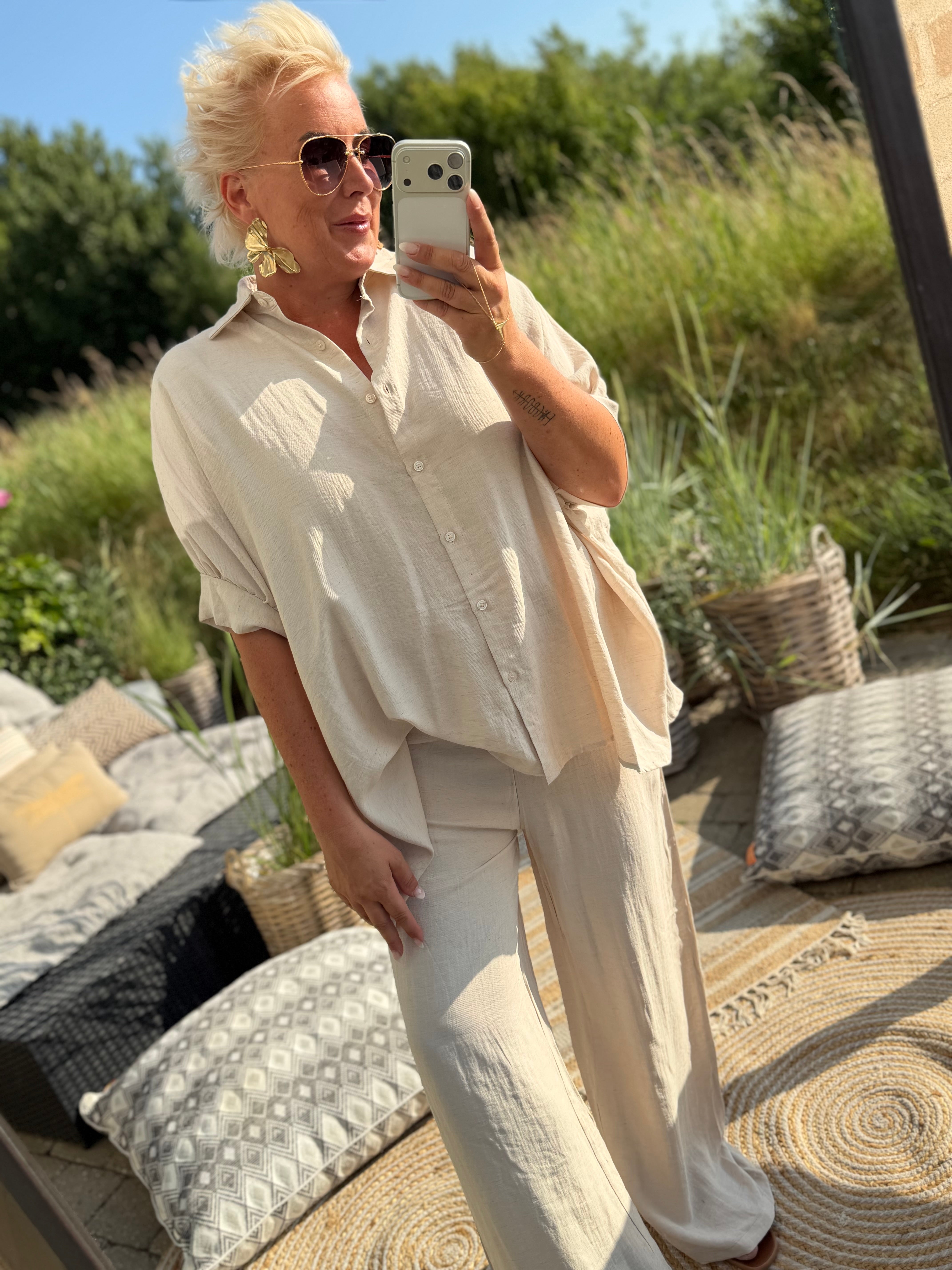 Savana shirt beige