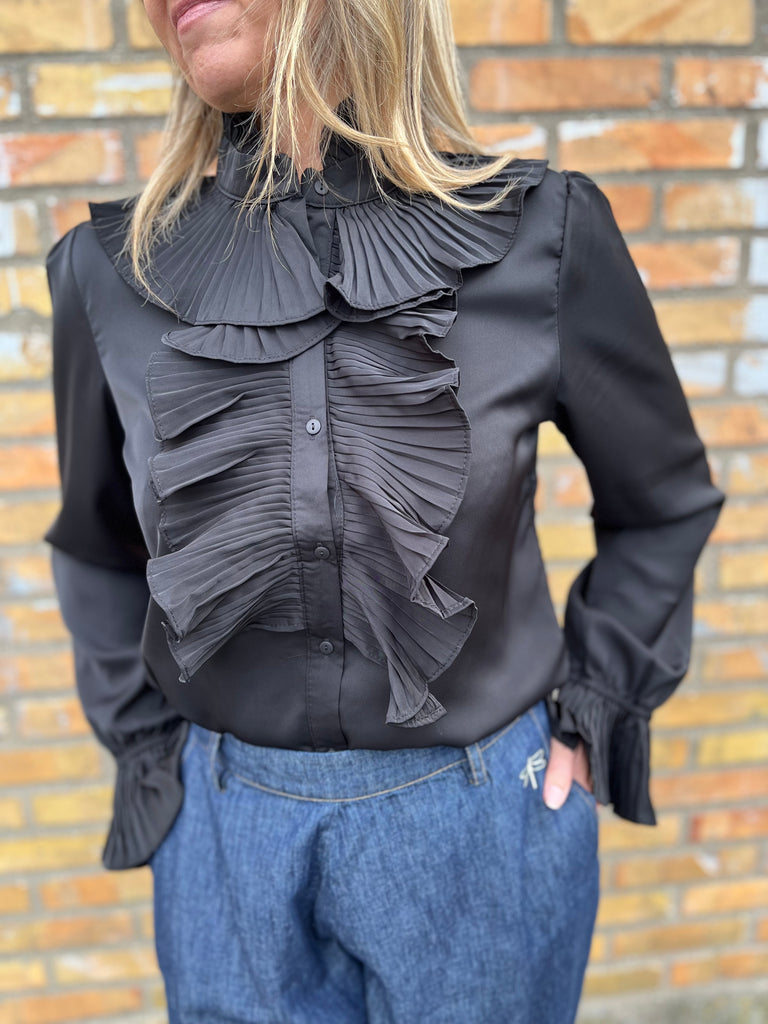 Qnuz Natasja skjorte black