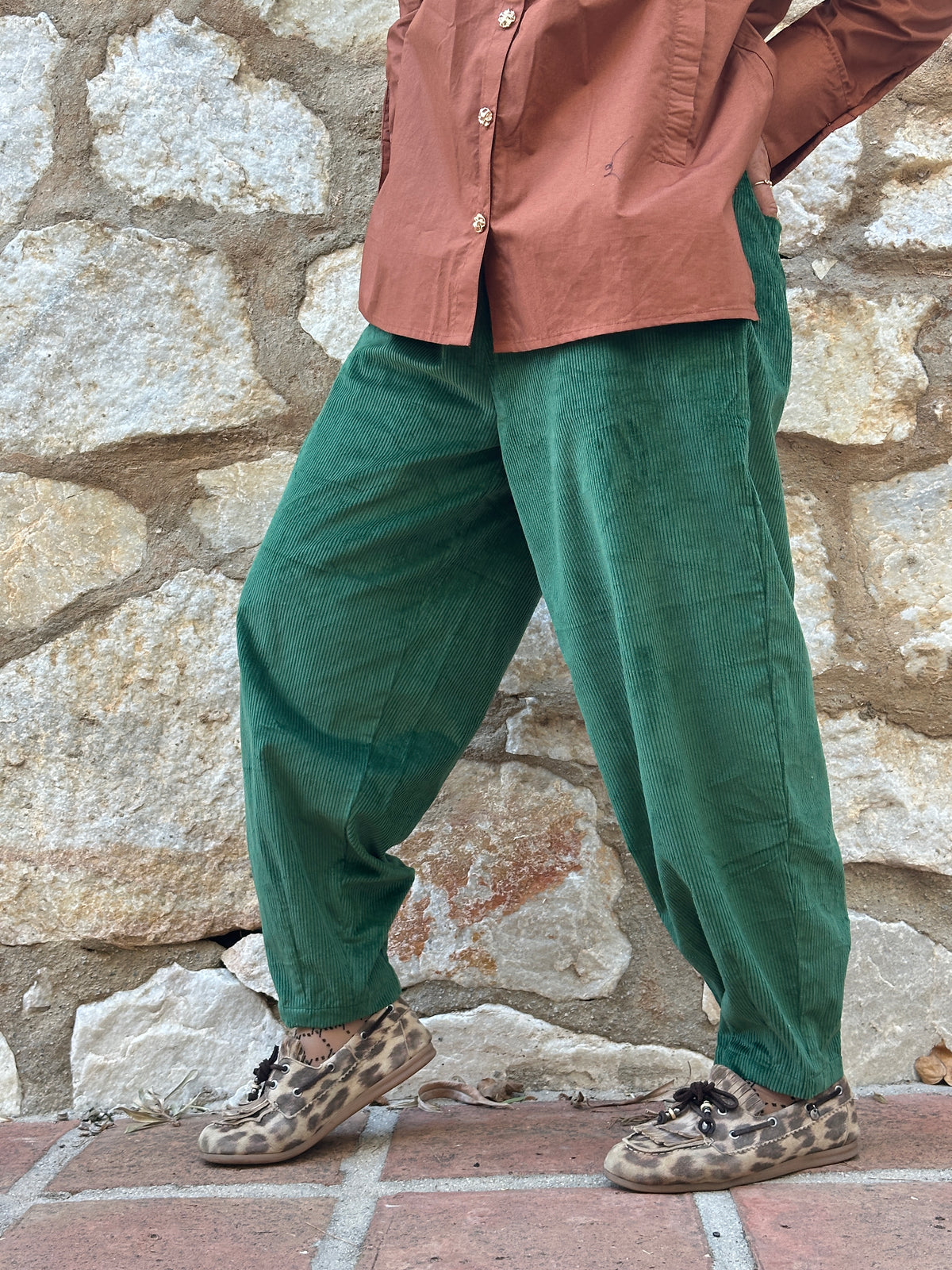 Gaspar 2607924 Colorado pants corduroy green