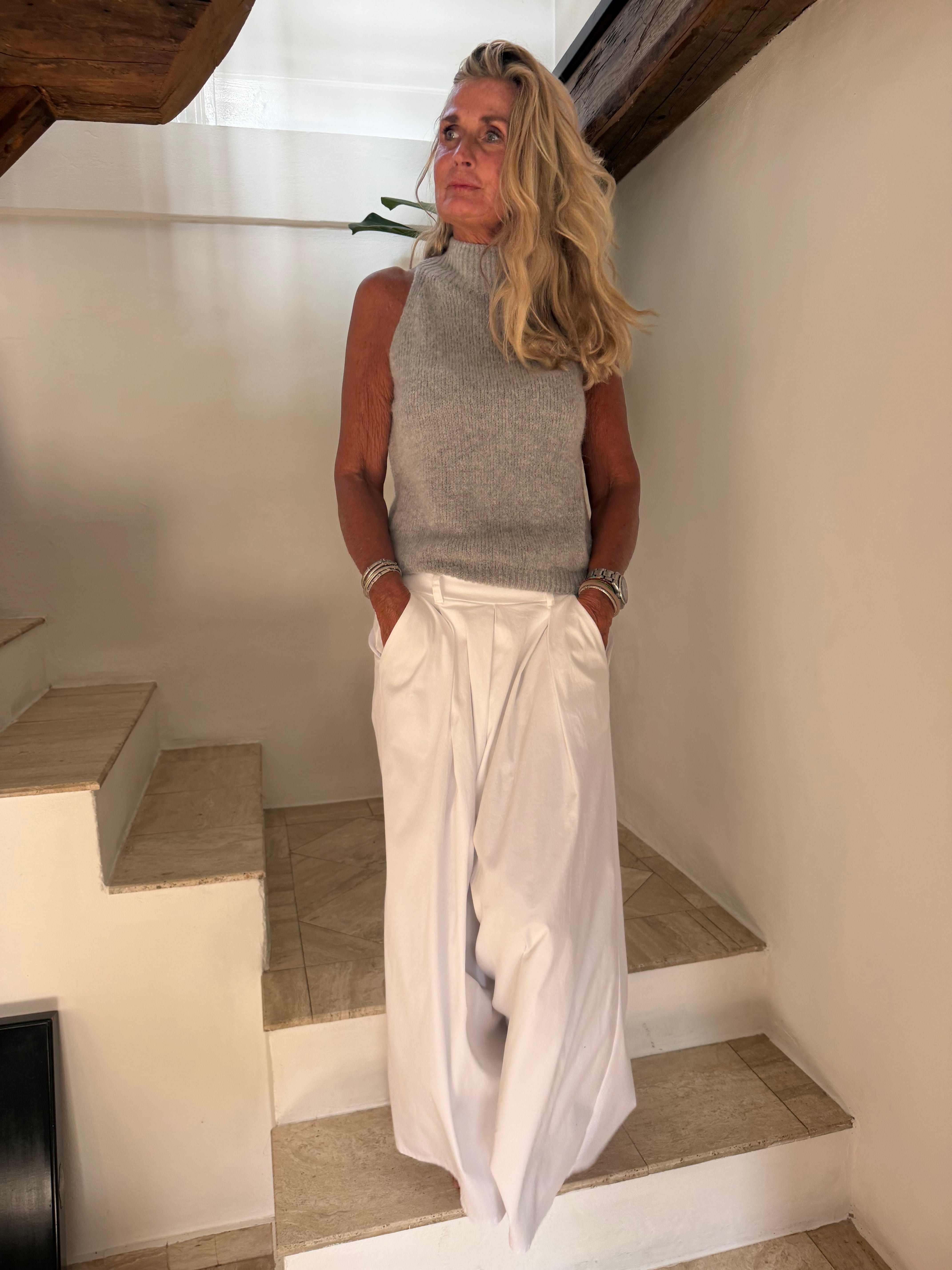 CABANA Living Kaya mohair top grey