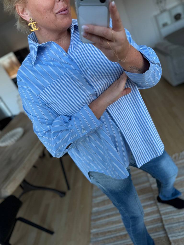 By Engbork Visba skjorte mix stripe