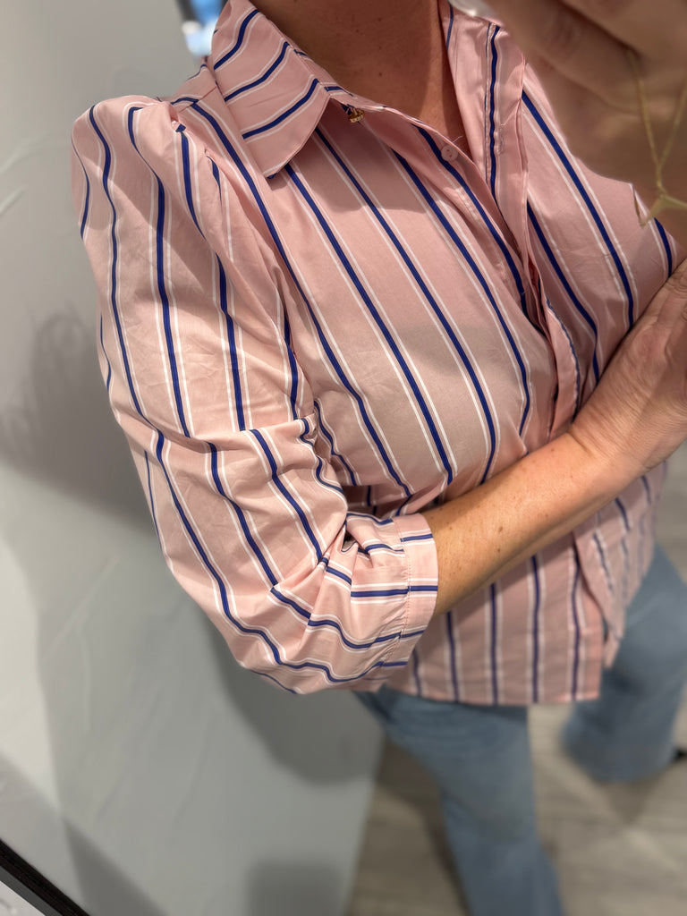 Liberte 21249 Flora blouse stripe rose