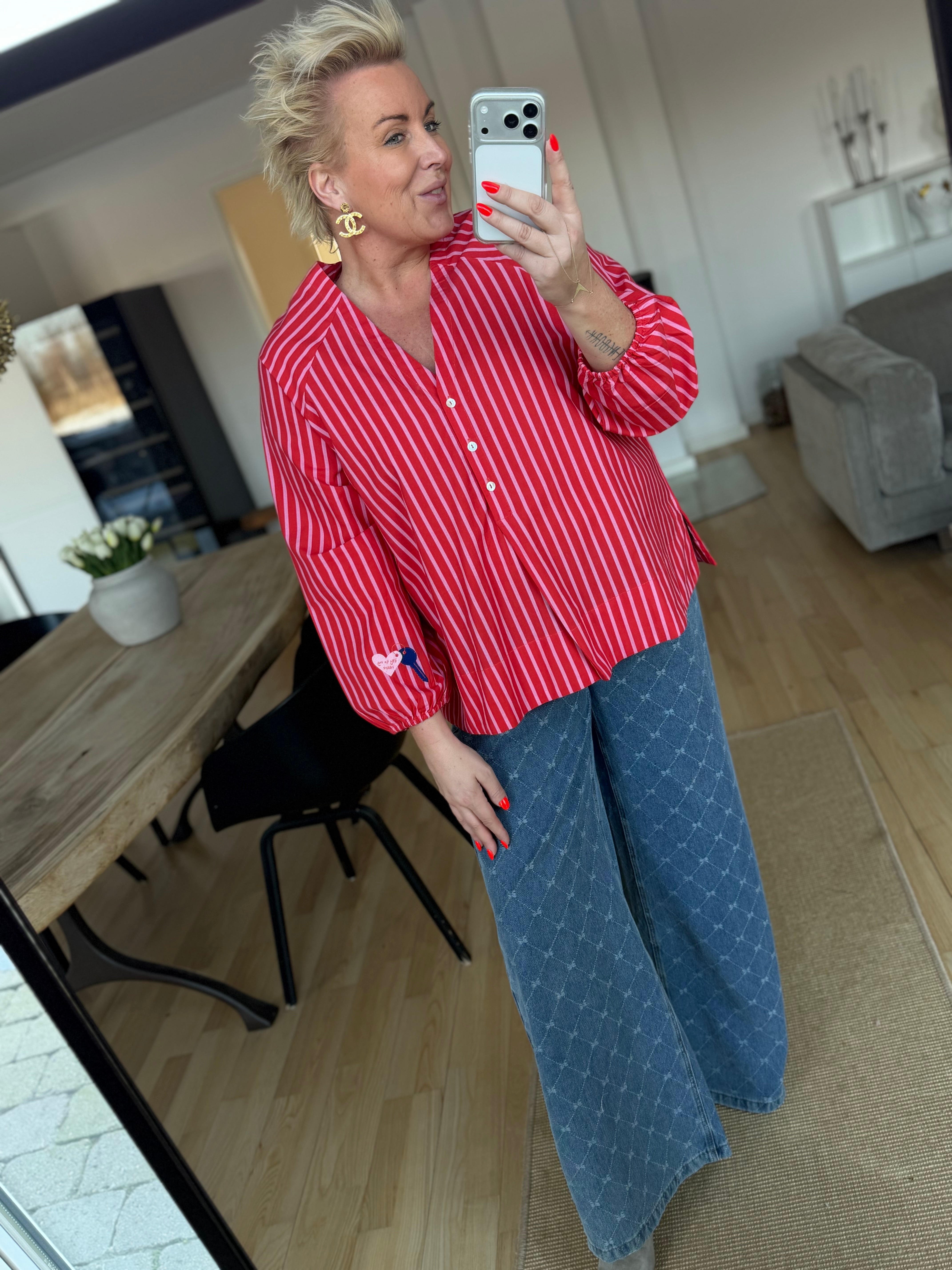 WAUW Ulrikke shirt stripe red