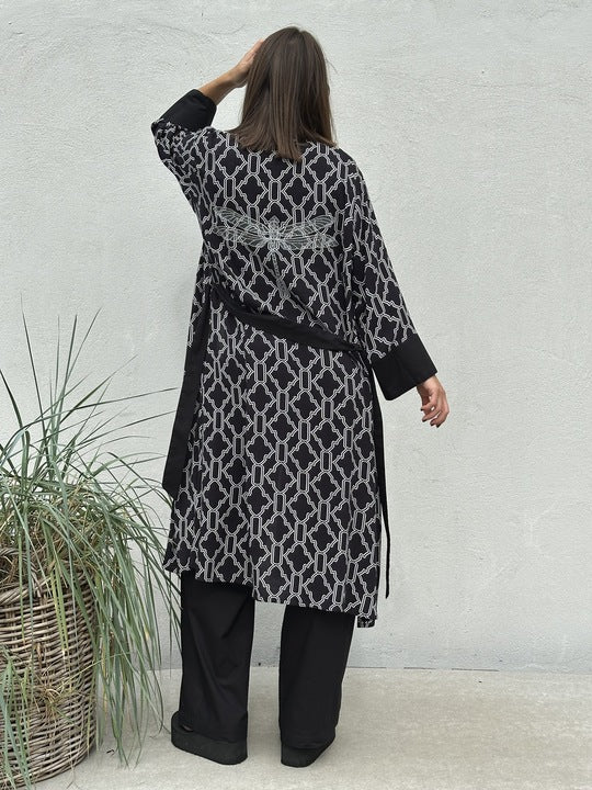 Gaspar 2601501 Yolo kimono black
