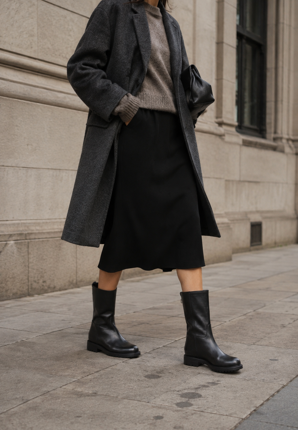 BUKELA Elia støvle leather black