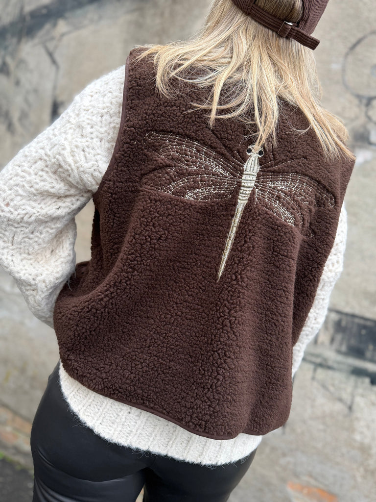 Gaspar 2510301 Duffy waistcoat brown