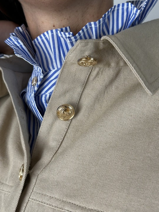 Gaspar 2510722 Rio dress canvas sand