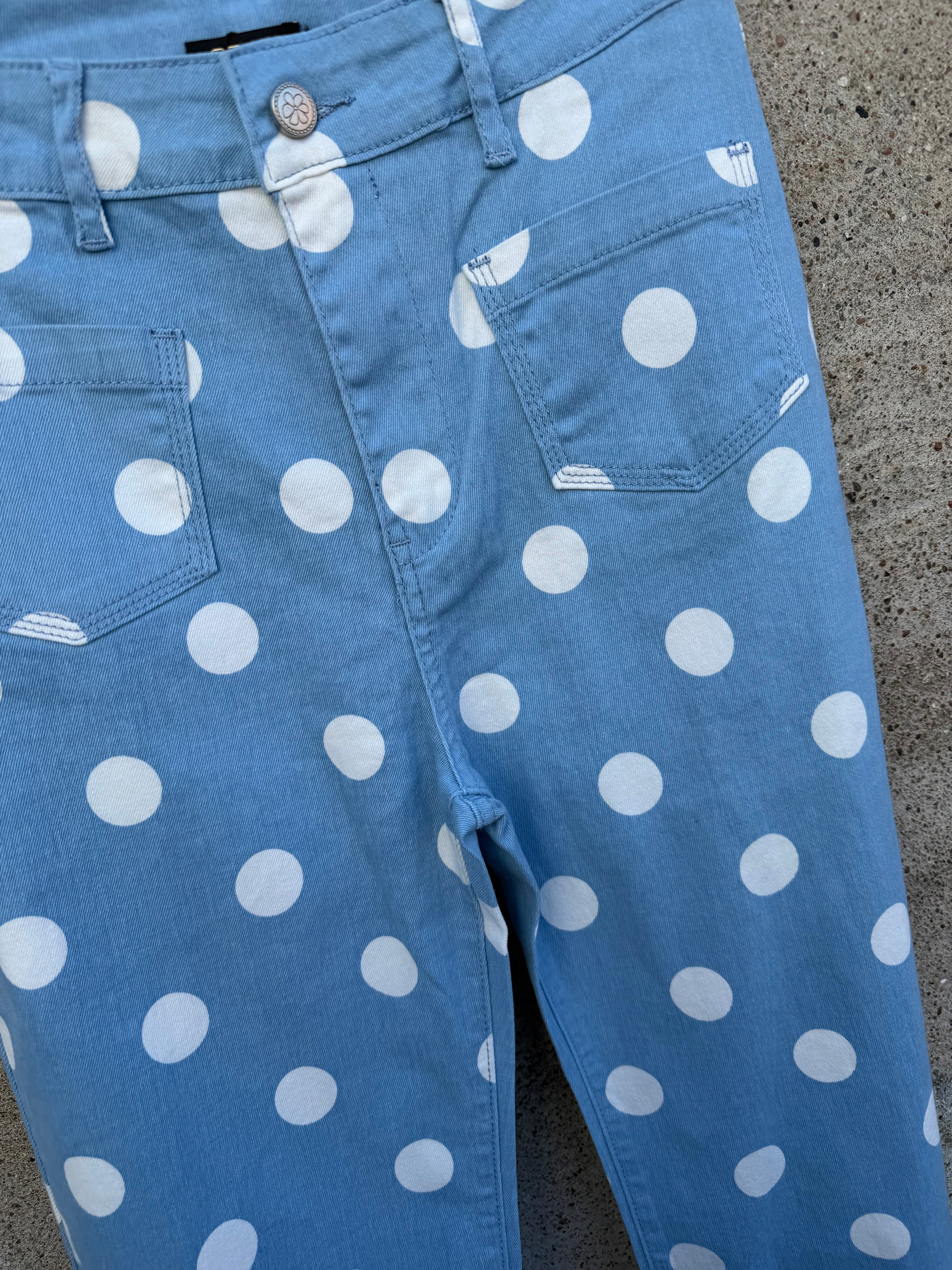 Qnuz 9316 DOT jeans canvas sky