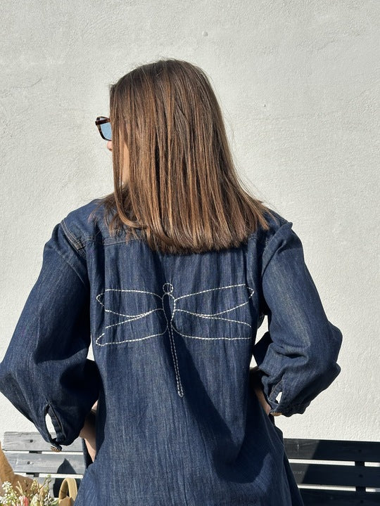 Gaspar 2507720 Rio denim dress dark