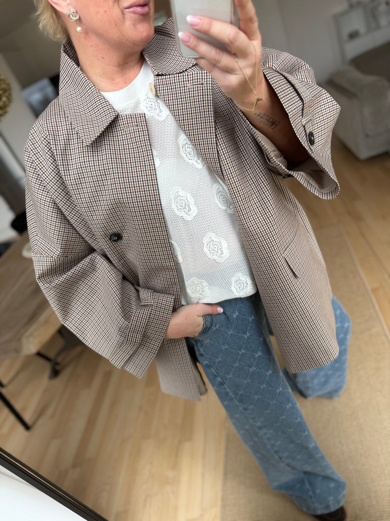 Sofie Schnoor S261365 Selina oversize check jacket