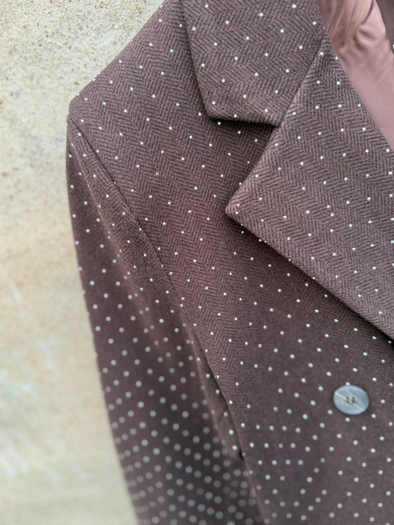 Qnuz 9232 blazer bling choco