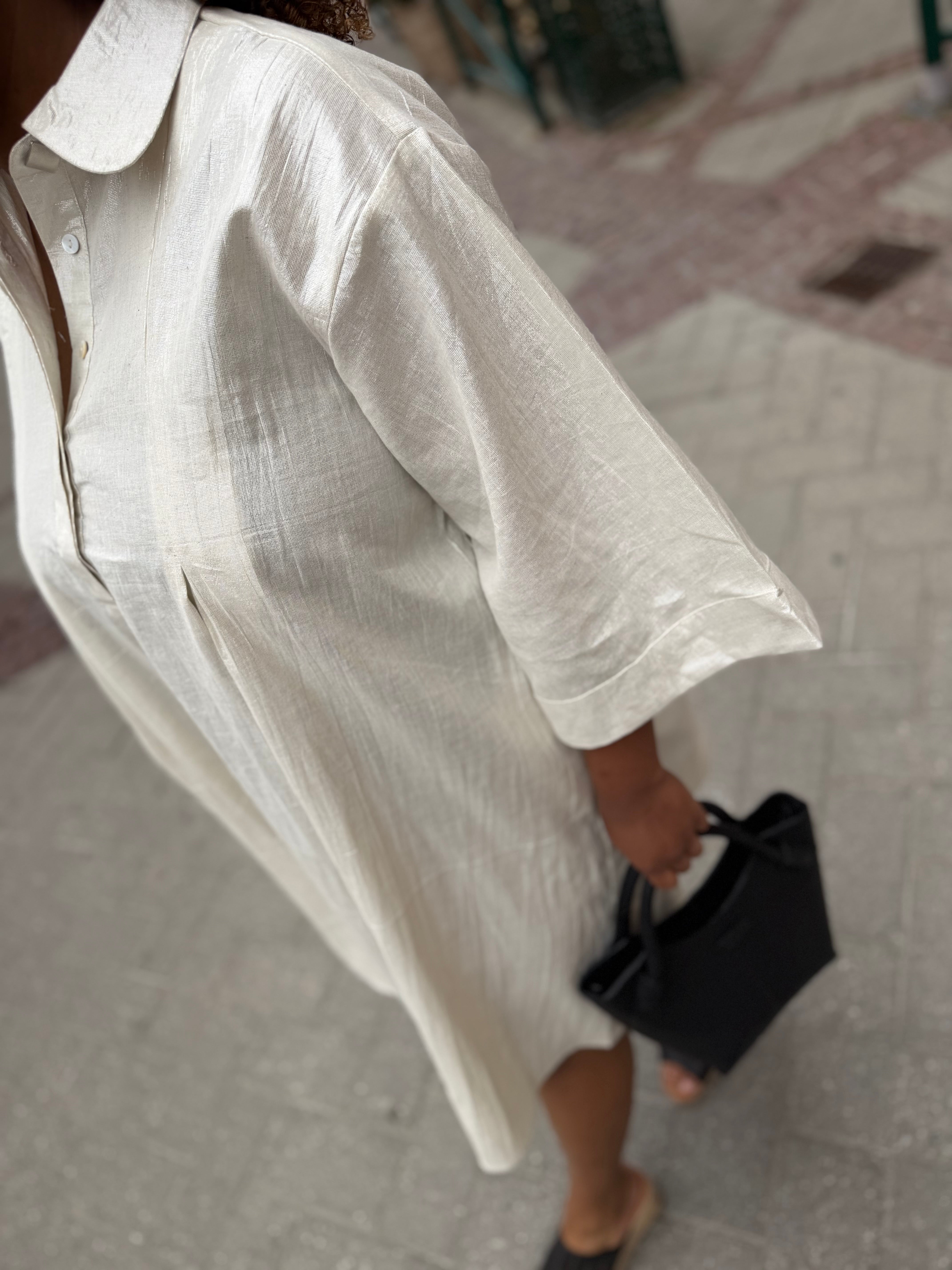 Gaspar 2601715 Bombay dress shiny off