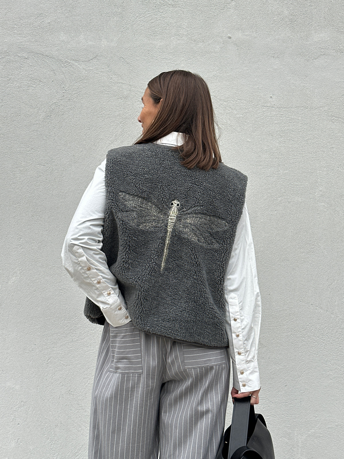 Gaspar 2607362 Duffy waistcoat grey