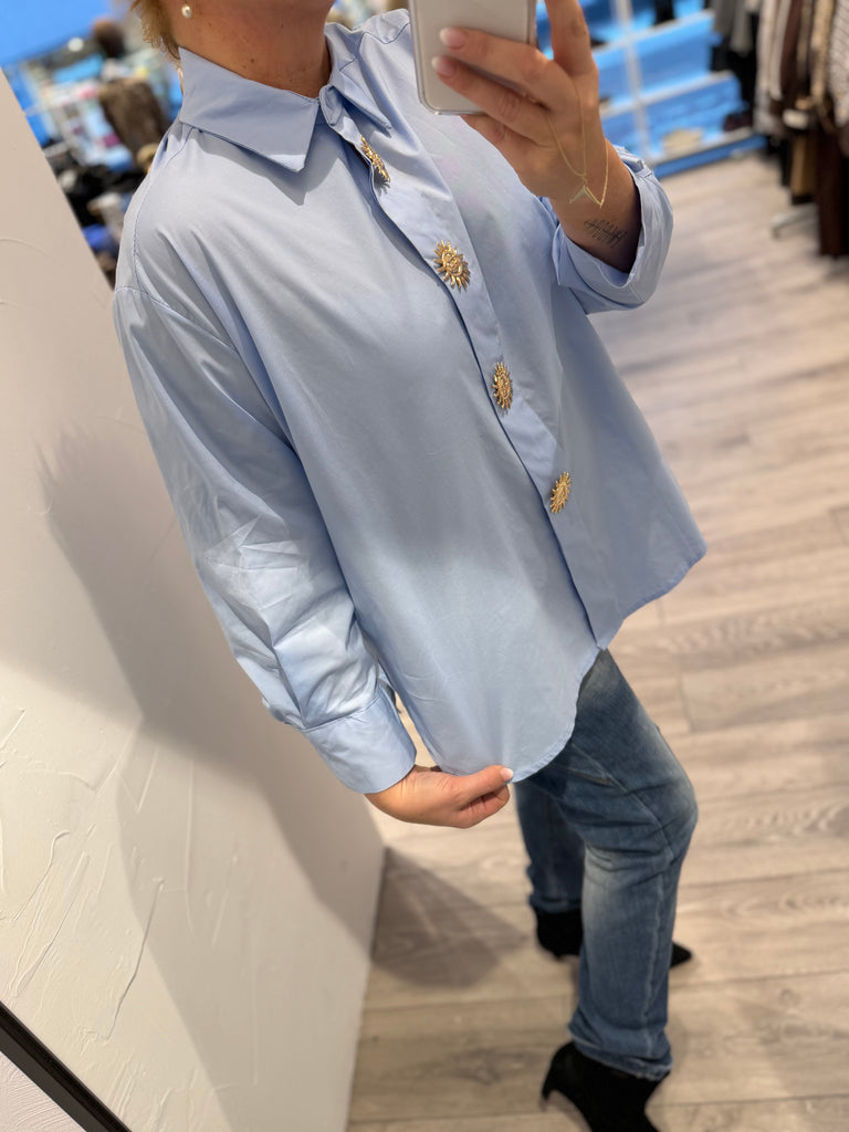 By Engbork Liva skjorte sky