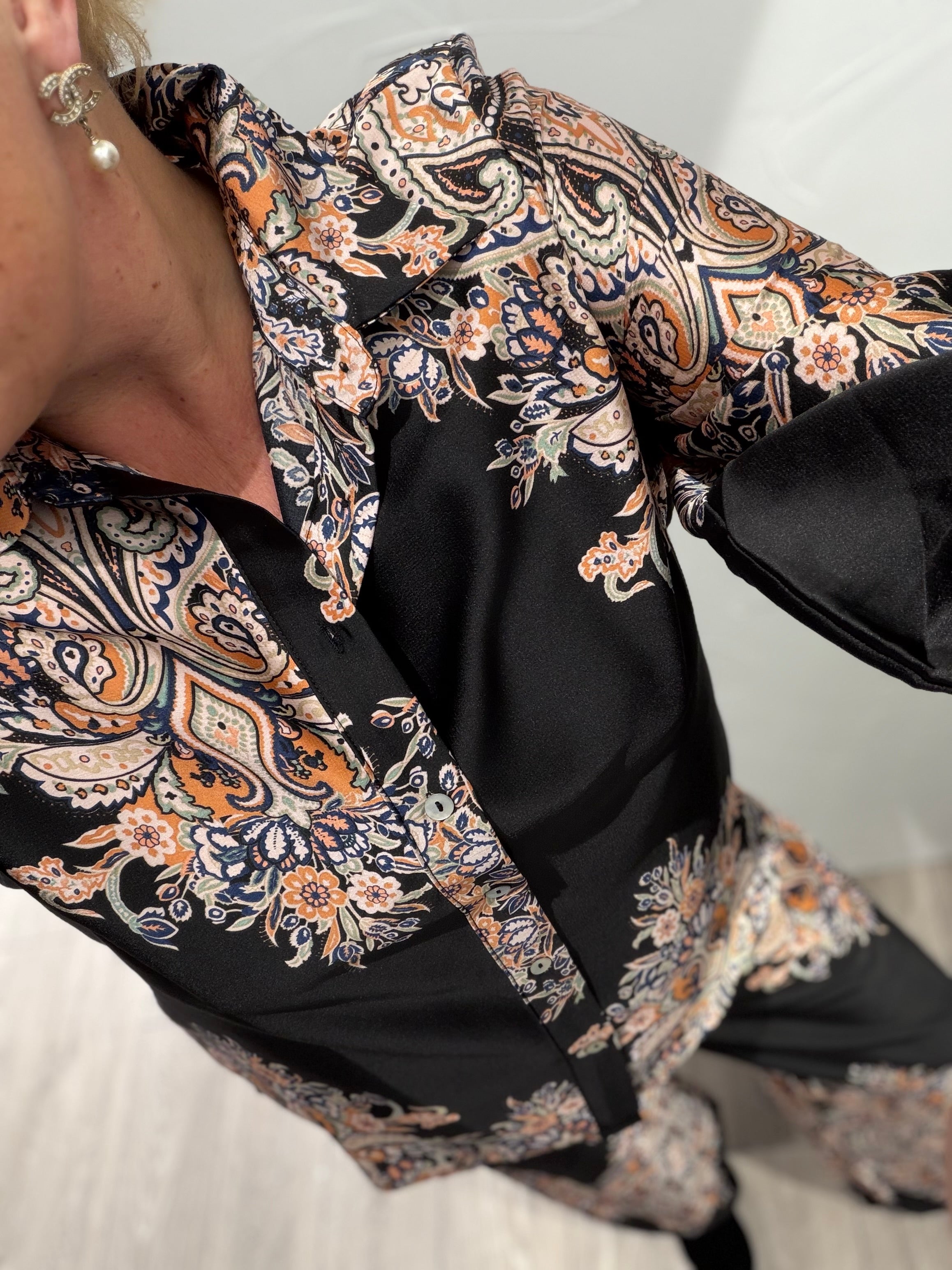 Liberte 22341 Wennise LS shirt paisley