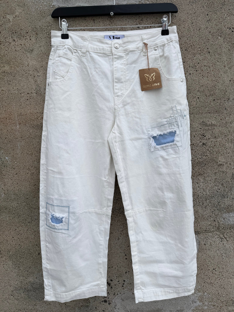 Boho Love B1330 jeans denim white