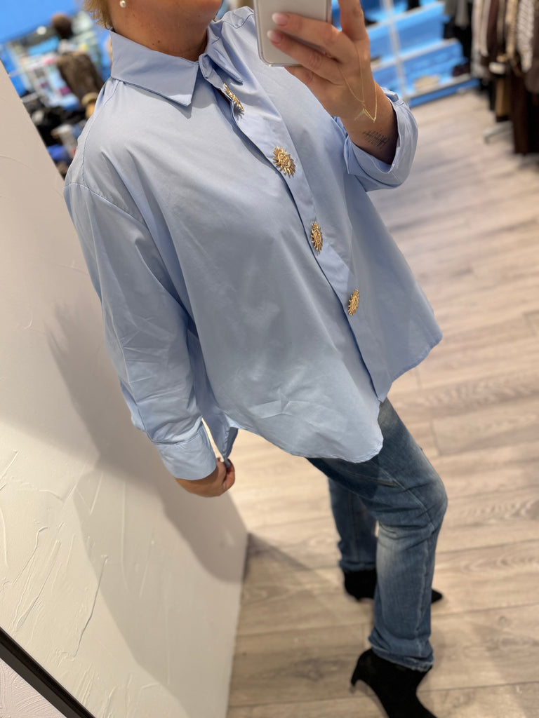 By Engbork Liva skjorte sky