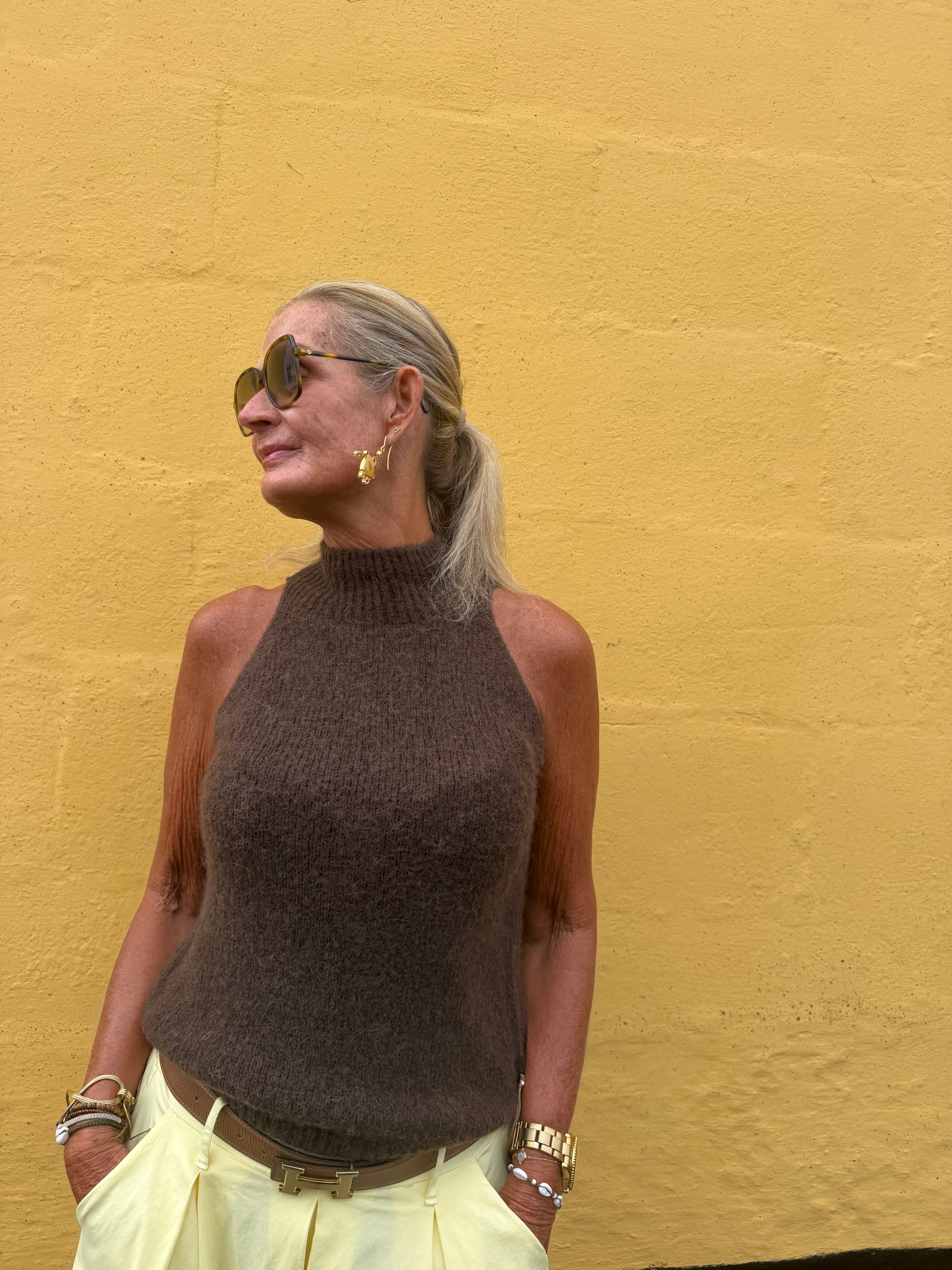 CABANA Living Kaya mohair top brown