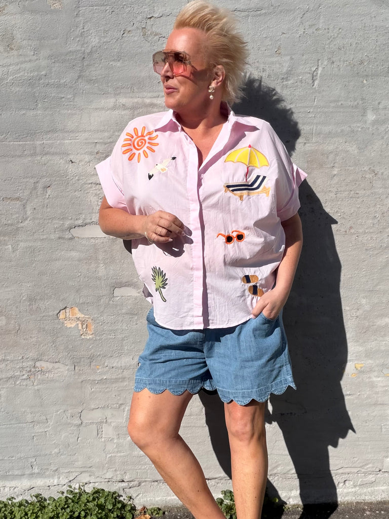 Beach 10085 shirt rose