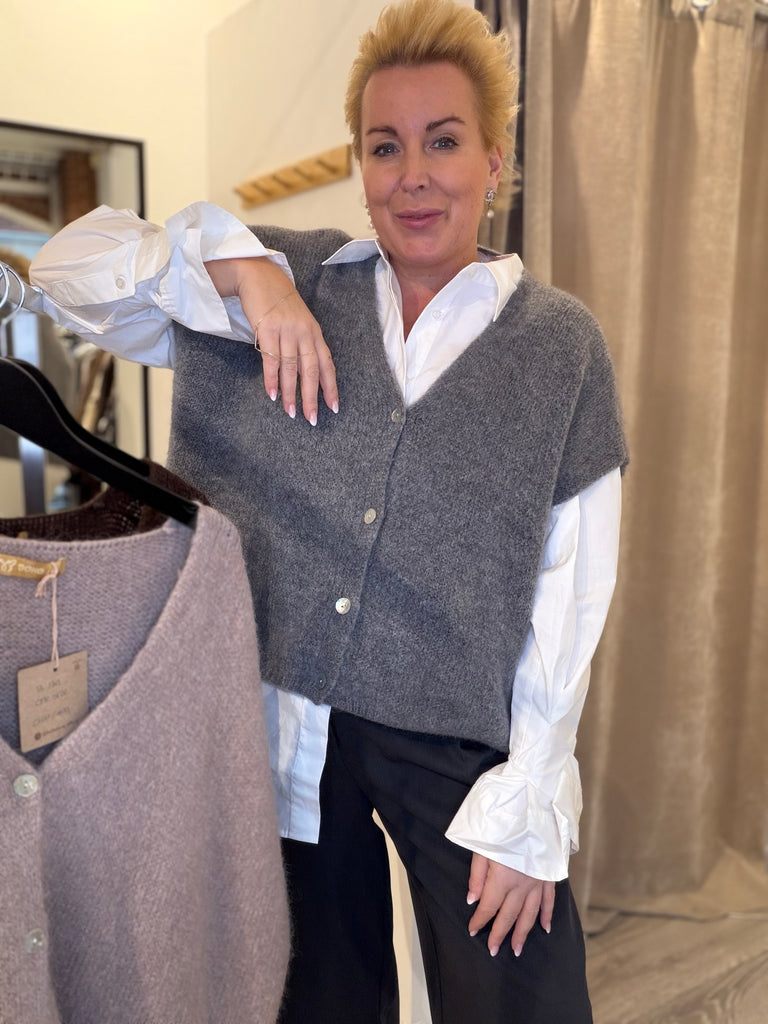 Boho Love B1311 strik mohair grey