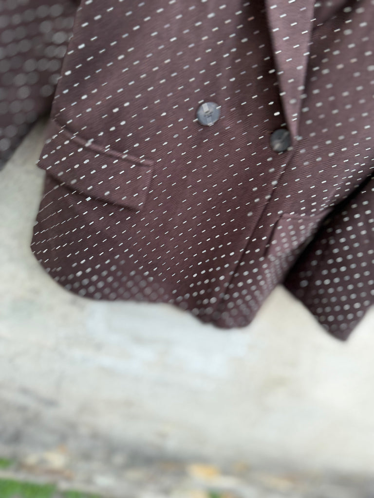 Qnuz 9232 blazer bling choco