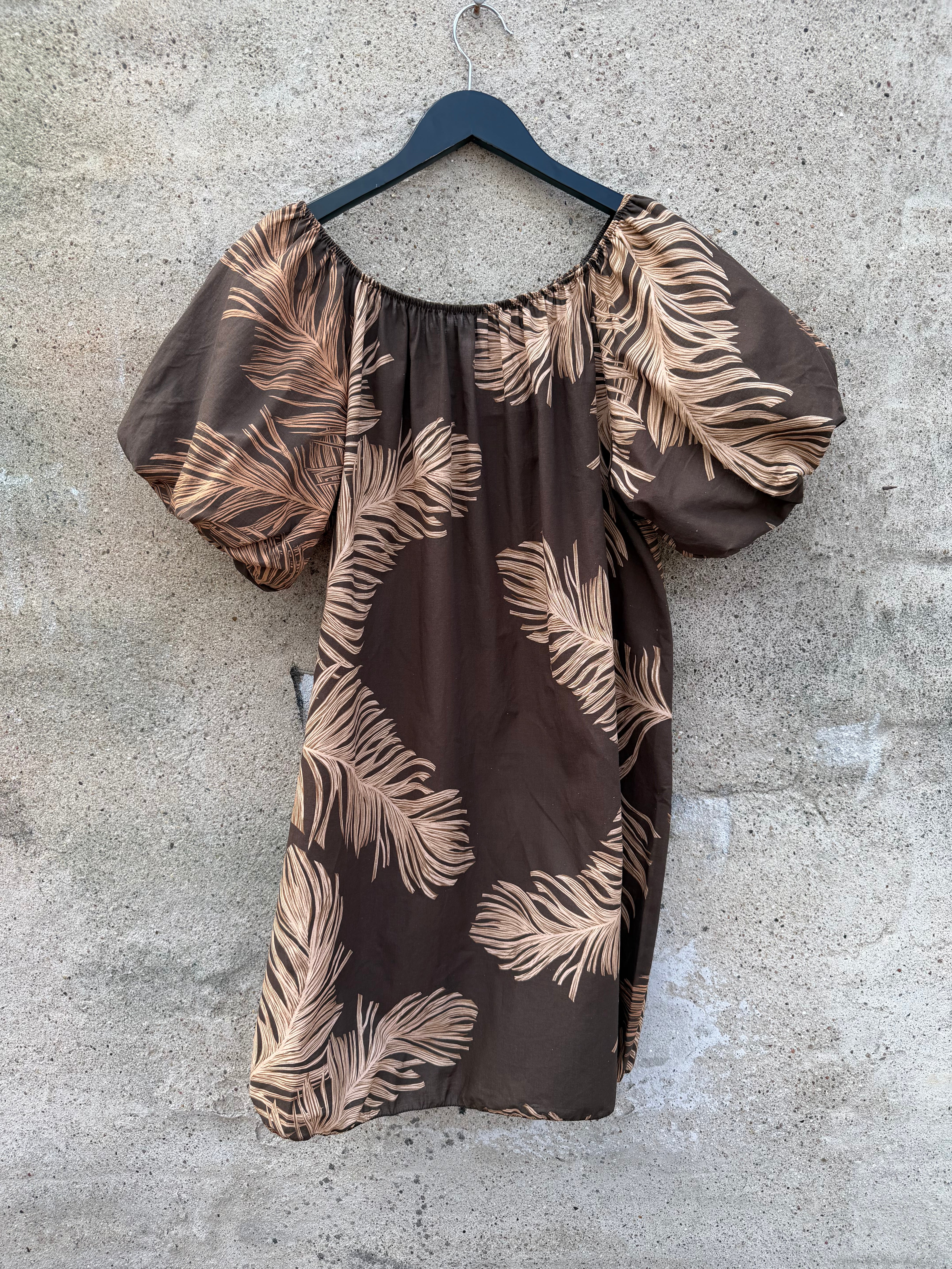 Sophie dress feather brown