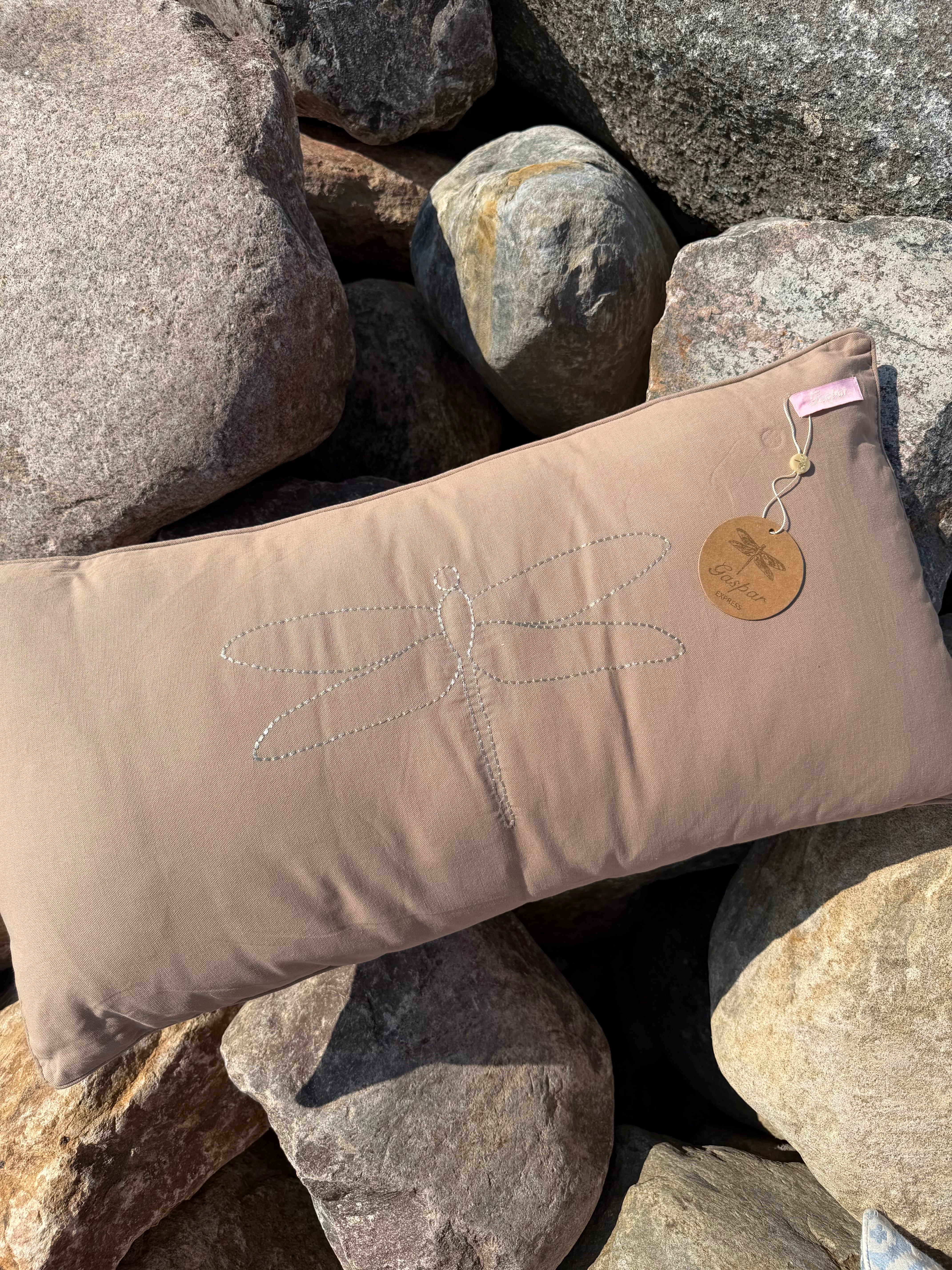 Gaspar 2601120 Kethy cushion pillow solid sand