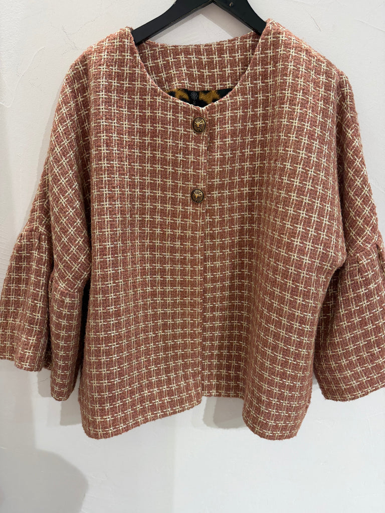 Design By Laerke Alberte kort jakke rust