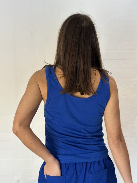 Gaspar 2601301 Osaka tanktop blue