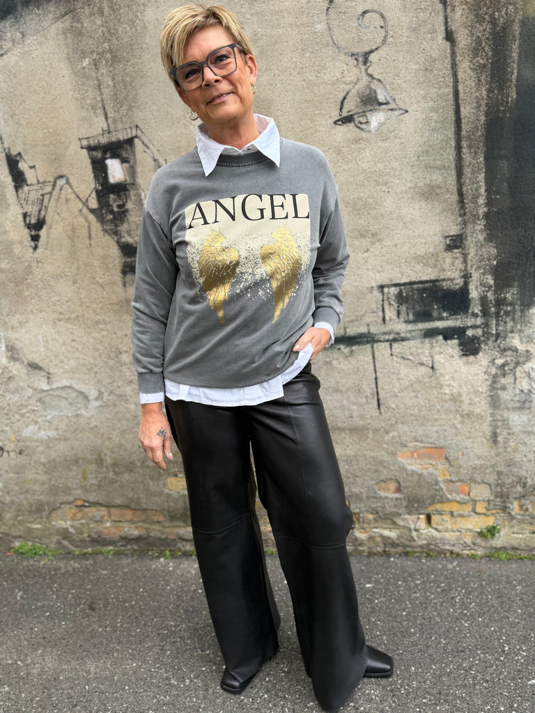 By Engbork Angel sweat blouse grey