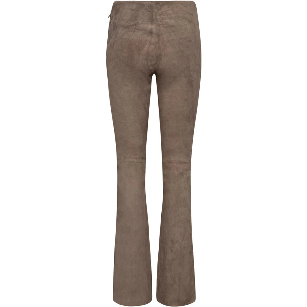 Depeche 51378 Ava pants flare suede taupe