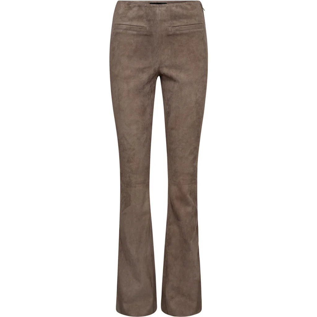 Depeche 51378 Ava pants flare suede taupe