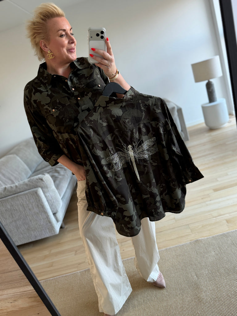 Gaspar 2601329 Oslo camo shirt green