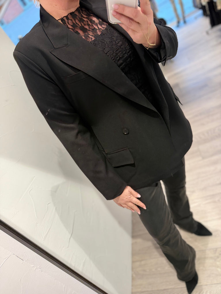 By Engbork Pocket blazer stripe black