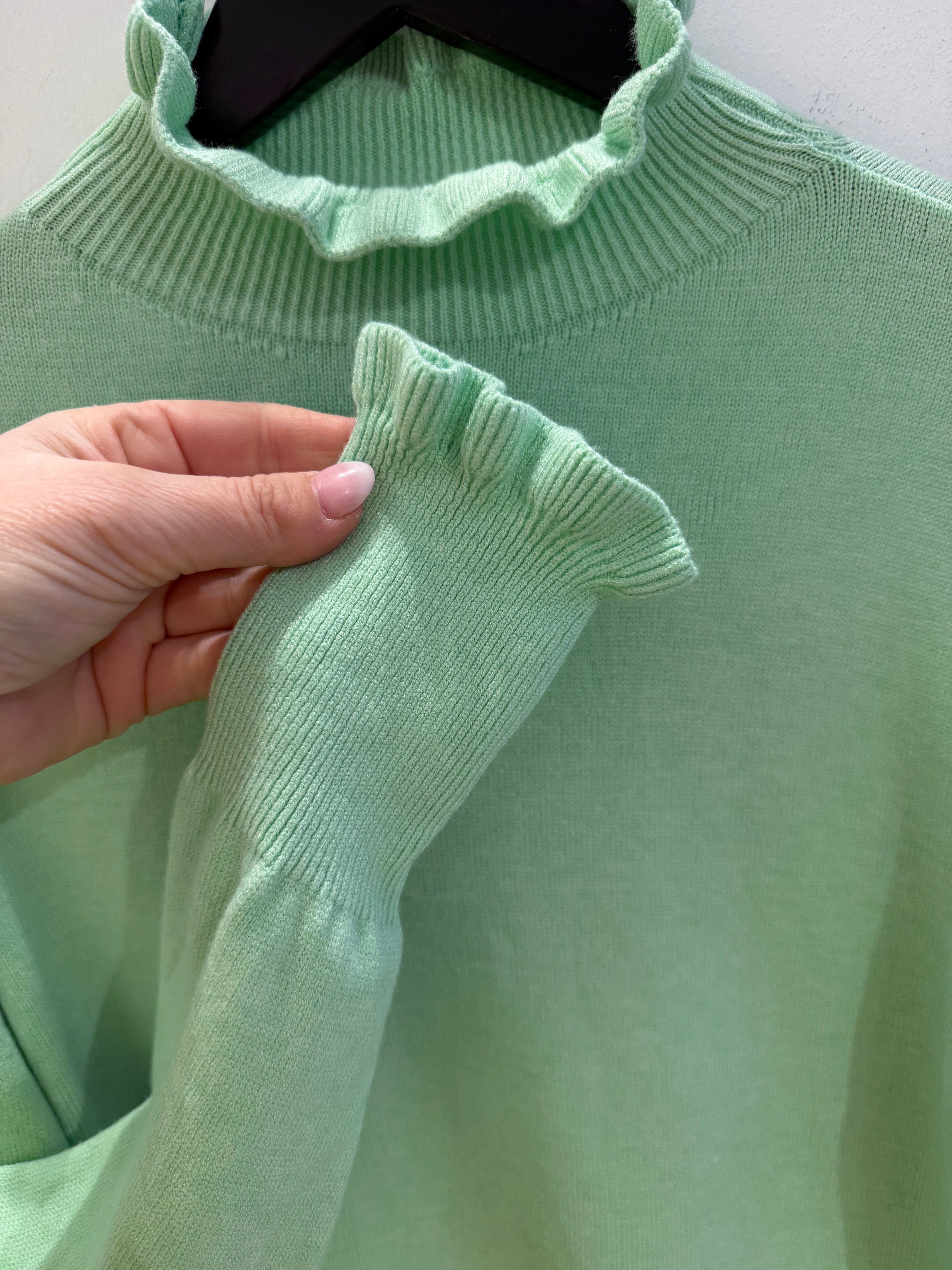 By Engbork Lovelies strik frill mint