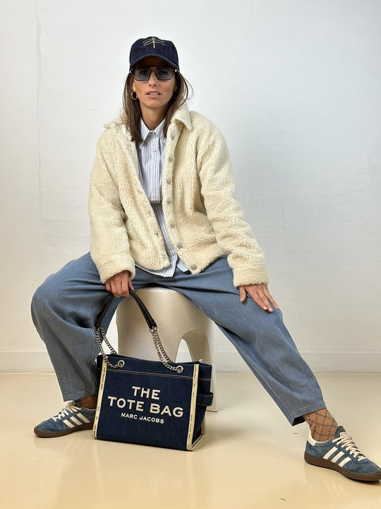 Gaspar 2510505 Harlem duffy jacket off white