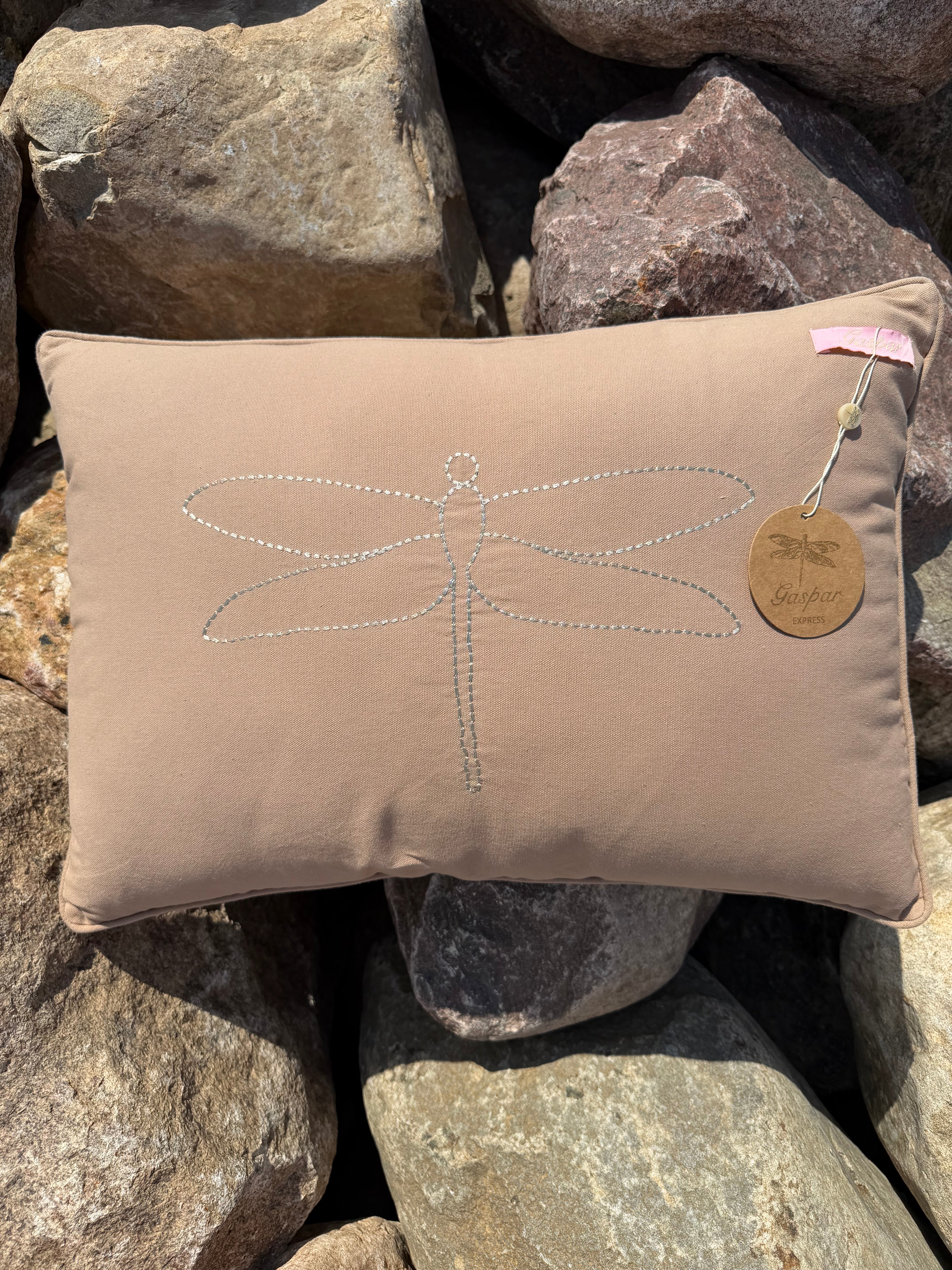 Gaspar 2601113 Ida cushion pillow solid sand